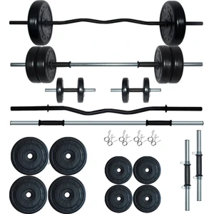 38 kg Z Barlı Halter Seti ve Dambıl Seti Ağırlık Fitness Seti