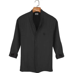 Uzun Kol Yazlık Keten Gömlek