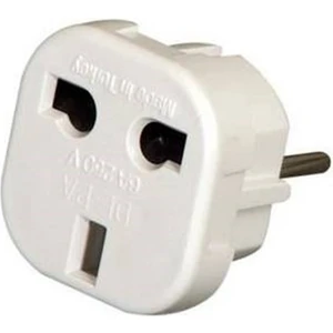 Üniversal Ingiliz Çevirici Beyaz Erkek Elektrik Priz Dönüştürücü