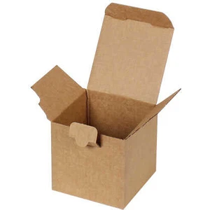 8x8x8cm Tek Oluklu Kutu -Kraft 50'li