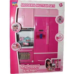 Kayyum Oyuncak Kayyum Modern Mutfak Seti 2'li Set 00023 Fırın Ocak