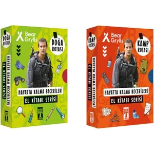 Bear Grylls Hayatta Kalma Becerileri El Kitabı Serisi 12'li Set Doğa Rotası - Kamp Rotası