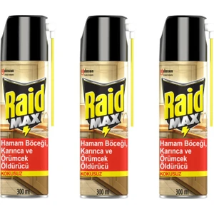 Max Böceksavar Kokusuz Sprey 300 ml x 3'lü