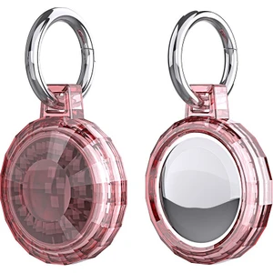 Aktarmobile Apple Airtag Uyumlu Anahtarlık & Kılıf - Renkli Şeffaf Kılıf - 6 Renk