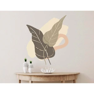 Kt Grup Boho Yeşil Yapraklar Duvar Sticker