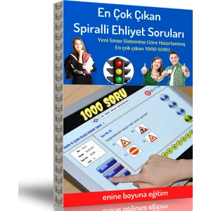 Enine Boyuna Eğitim En Çok Çıkan Ehliyet Soruları (1000 Soru)