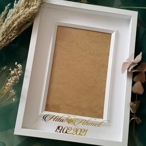 Verda Çerçeve 30X40 cm Verda Anı Çerçevesi Isim ve Tarihli