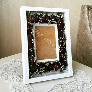 Verda Çerçeve 21X30 cm Ledli Verda Çerçeve-Özel Gün Çiçeklerinizi Kendiniz Tasarlayın!