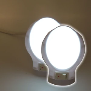 Ufo LED Gece Lambası 0,5W Tasarruflu Işıklı Fişli Düğmeli 2 Adet