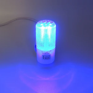 Kısa LED Gece Lambası 0,5W Tasarruflu Işıklı Fişli Düğmeli