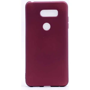 noktaks - Lg V30 - Kılıf Mat Renkli Esnek Premier Silikon Kapak