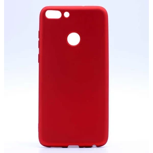 noktaks - Huawei P Smart - Kılıf Mat Soft Premier Silikon Kapak - Kırmızı