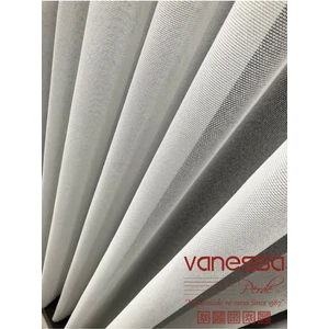 Sera Desen Yeni Sezon Koleksiyon Ürünü 1/3 Pileli Tül Perde