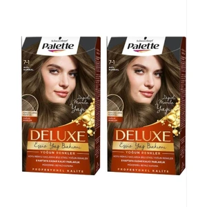Deluxe Saç Boyası 7-1 Asil Kumral 2li