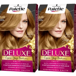 Deluxe Saç Boyası 8-65 Kahve Köpüğü 2li