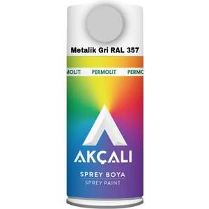 Metalik Gri Sprey Boya 400ML Ral 357