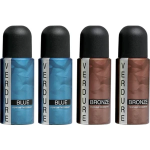 Bronze ve Blue Deodorant  4'lü  Karma Set