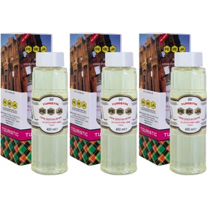 Limon Çiçeği Kolonyası 400 ml Plastik Ambalaj 3'lü Set