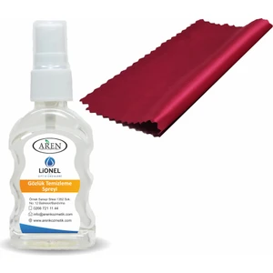 Gözlük Temizleme Solüsyonu 1 Adet + 1 Adet Mikrofiber Bez