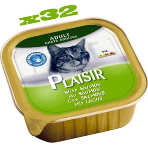 Pate 100GR Somon Etli Adult Plaisir Yaş Kedi Kedi Maması