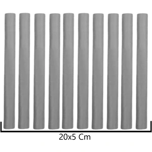 10'lu Sosis Bigudi 35 - Gri