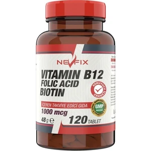 Vitamin B12 Folic Acid Biotin 1000 Mcg 120 Tablet