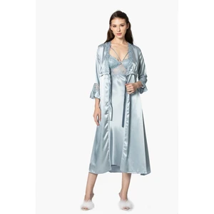 Pierre Cardin 6'lı 6025 Mist Uzun Gecelik Sabahlık Takımı