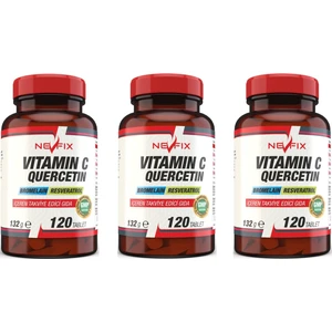 Vitamin C Quercetin Bromelain (3 Kutu) 120 Tablet