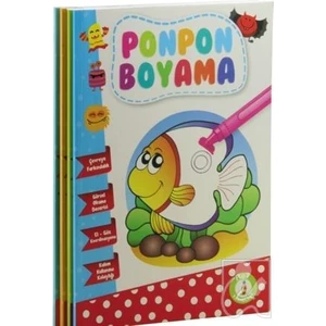 Ema Çocuk Ponpon Boyama (Tek Kitap)