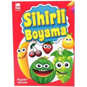 Ema Çocuk Sihirli Boyama Meyveler Sebzeler