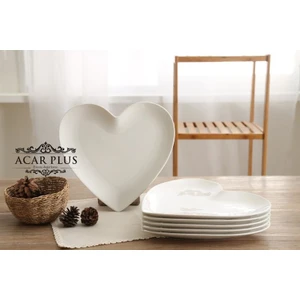 Porselen Kalpli Tabak 20 cm