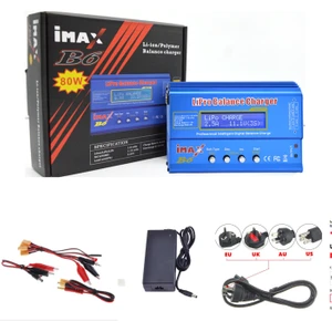 B6 80W Lipo Şarj Cihazı 15V 6A Güç Kaynağı Opsiyonel (Yurt Dışından)