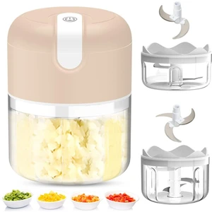 Nice Day Mini Gıda Doğrayıcı İçin Sarımsak Kıyma Makinesi 250 ml (Yurt Dışından)