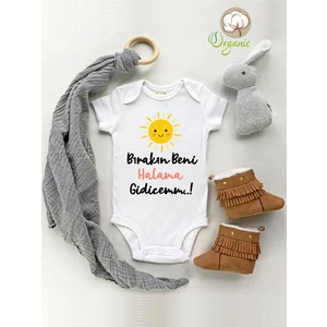 Organik Kısa Kol Çıtçıtlı Bebek Body Erkek Çocuklar İçin Ekolojik Tasarım