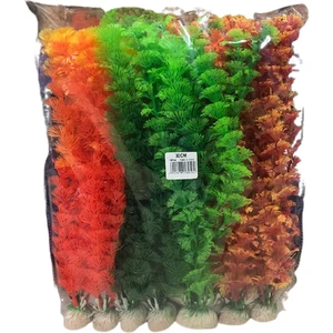 Plastik Yapay Akvaryum Bitkisi 30 cm 10 Adet
