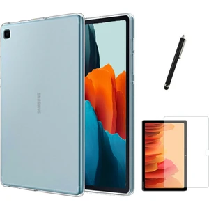 Samsung Galaxy Tab A8 SM-x200 X207 Şeffaf Silikon Tablet Kılıfı Nano Ekran Koruma Dokunmatik Kalem