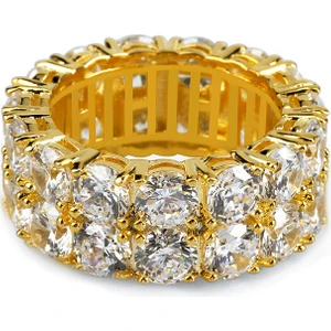 Komple 2 Sıra Taşlı Bayan Yüzük EN16SR