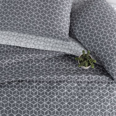 Cotton Touch Puzzle Gri Kapitone Tek Kisilik Yatak Ortusu Fiyati