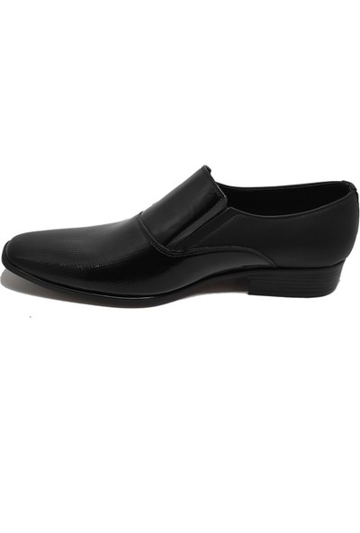 Erdal Erkek Rugan Deri Klasik Ayakkabı - Siyah - 40