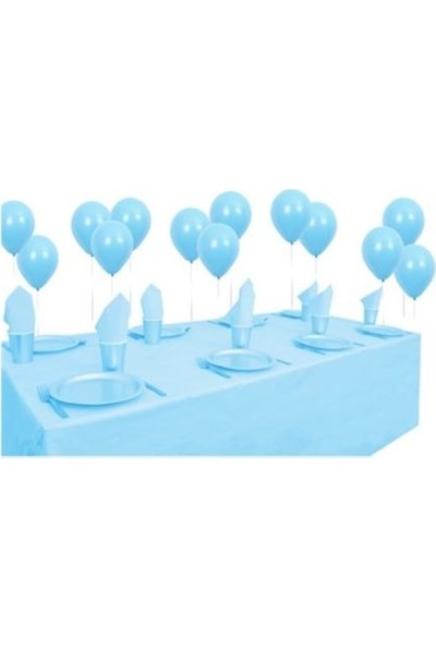 Happyland 25 Kişilik Mavi Parti Set Mavi Doğum Günü Seti