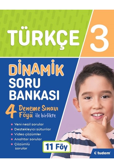 Tudem Yayınları 3. Sınıf Türkçe Dinamik Soru Bankası