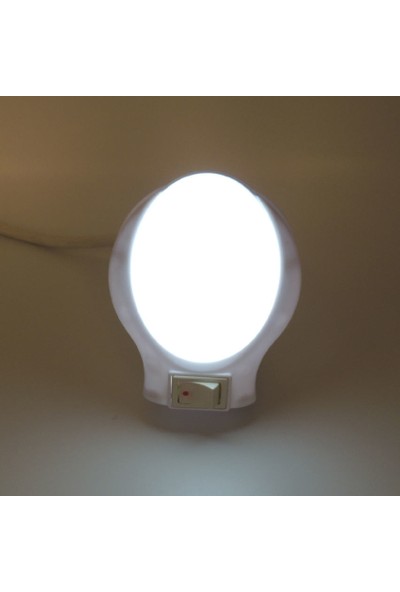 Sunlight Ufo LED Gece Lambası 0,5W Tasarruflu Işıklı Fişli Düğmeli