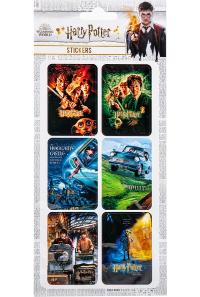 Gifi Sticker 3'lü Set Harry Potter Lisanslı Etiket Özel Tasarım