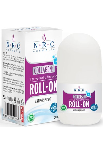 Nrc Roll-On Collagen Takviyeli Antiperspirant 50ML Ter ve Koku Önleyici ( 2 Kutu)
