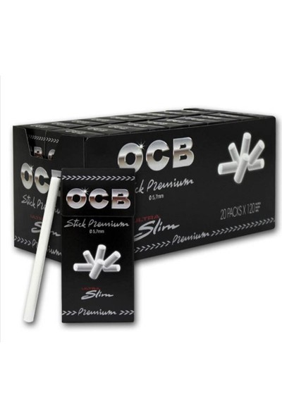 Ocb Stick Tutun Filtresi Ocb Sigara Sünger Ağızlık Zıvana 5.7 mm 20 Paket