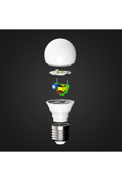 Opple LED Enerji Tasarruflu Ampul E27 5W Beyaz ( Yurt Dışından)