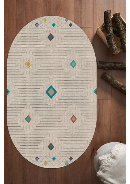 Prizma Desenli Halı (Makinada Yıkanabilir) - CP002