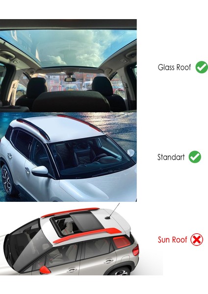 Vw T6 Caravelle 2015 Model ve Sonrası Ara Atkı Tavan Barı-Gri