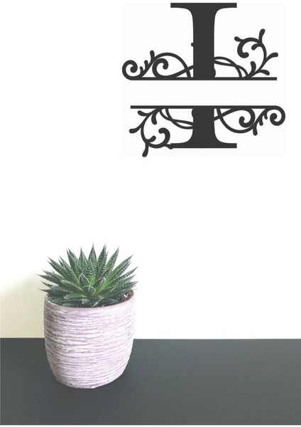 Dekoratif Ahşap Harf Monogram Harf 1 Adet Dekoratif Duvar Süsü