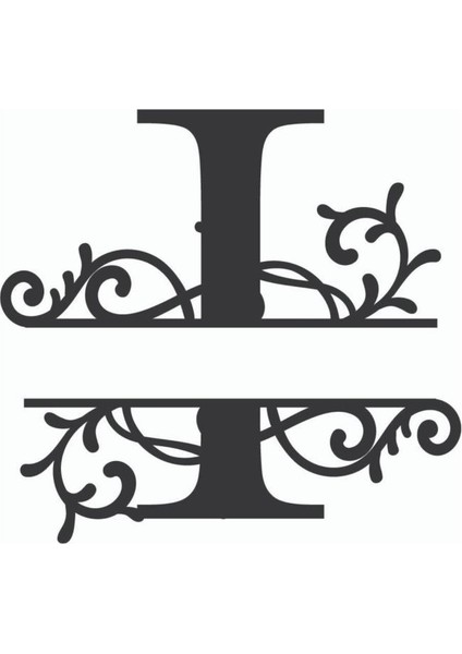Dekoratif Ahşap Harf Monogram Harf 1 Adet Dekoratif Duvar Süsü